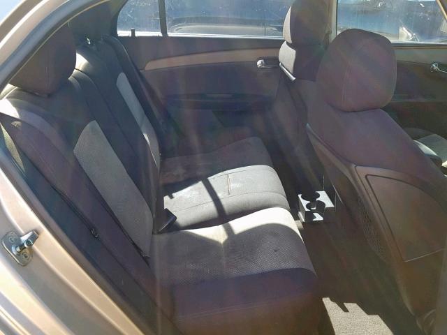 1G1ZH57B68F240224 - 2008 CHEVROLET MALIBU 1LT GOLD photo 6