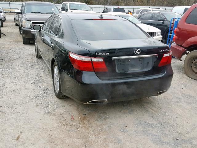 JTHGL46F775013901 - 2007 LEXUS LS 460L BLACK photo 3