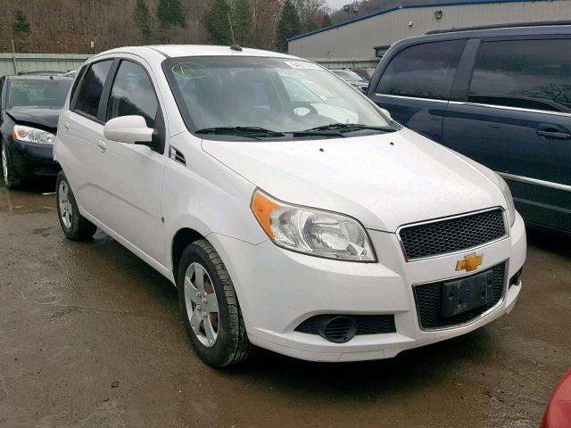 KL1TD66EX9B329286 - 2009 CHEVROLET AVEO LS WHITE photo 1