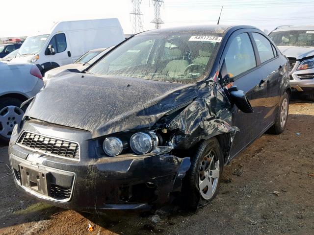 1G1JA5SH4E4169612 - 2014 CHEVROLET SONIC LS 黑色 照片 2