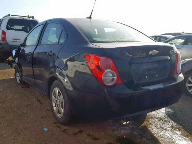 1G1JA5SH4E4169612 - 2014 CHEVROLET SONIC LS 黑色 照片 3