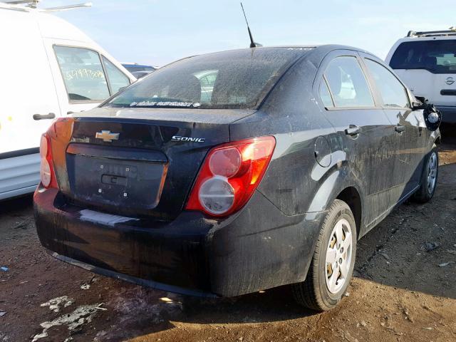 1G1JA5SH4E4169612 - 2014 CHEVROLET SONIC LS 黑色 照片 4