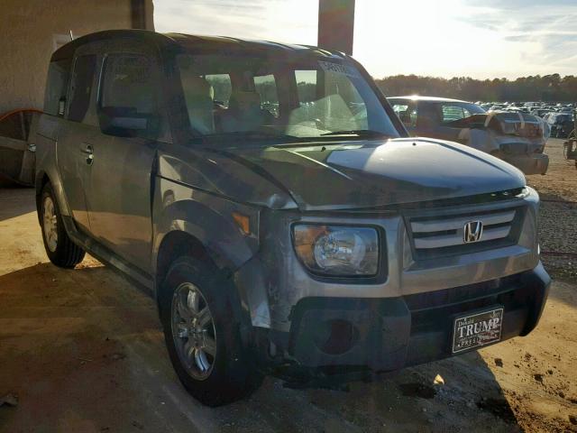 5J6YH18727L007344 - 2007 HONDA ELEMENT EX GRAY photo 1