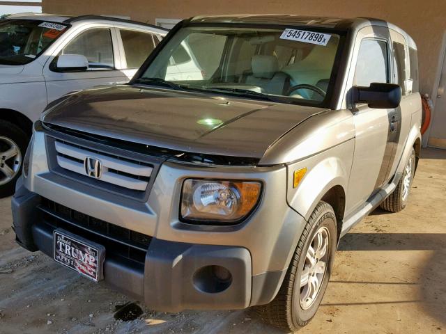 5J6YH18727L007344 - 2007 HONDA ELEMENT EX GRAY photo 2