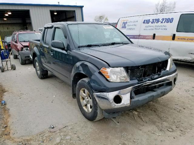 1N6AD0EV1AC421543 - 2010 NISSAN FRONTIER C GRAY photo 1