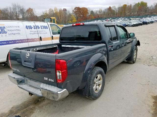 1N6AD0EV1AC421543 - 2010 NISSAN FRONTIER C GRAY photo 4