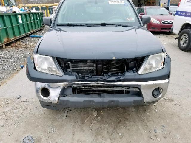 1N6AD0EV1AC421543 - 2010 NISSAN FRONTIER C GRAY photo 9