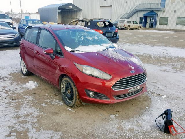 3FADP4EJ1FM197441 - 2015 FORD FIESTA SE RED photo 1