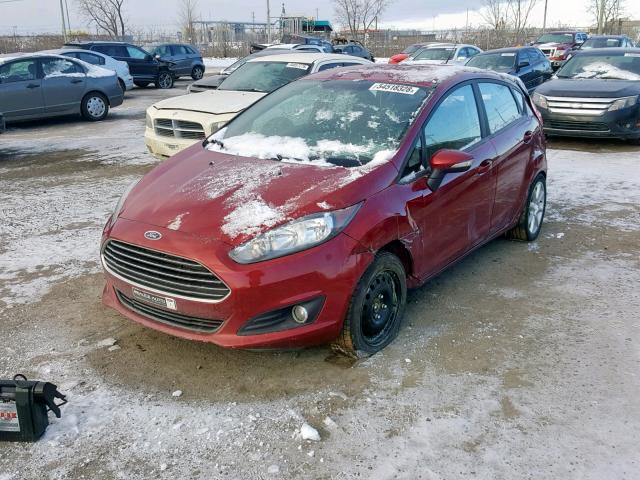 3FADP4EJ1FM197441 - 2015 FORD FIESTA SE RED photo 2