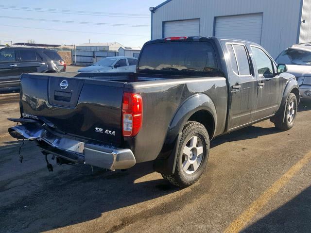 1N6AD09W28C416557 - 2008 NISSAN FRONTIER C BLACK photo 4