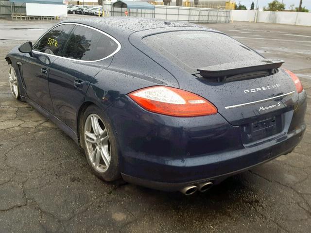 WP0AB2A76BL060209 - 2011 PORSCHE PANAMERA S BLUE photo 3