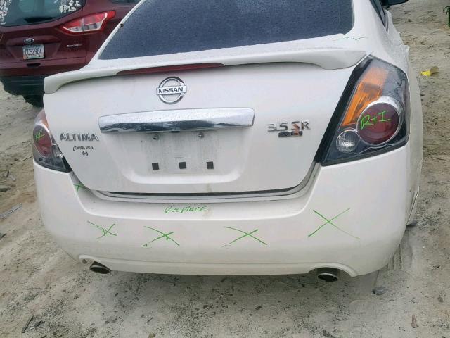 1N4BL2AP2BN481209 - 2011 NISSAN ALTIMA SR WHITE photo 9