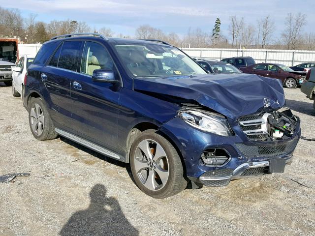 4JGDA5HB9HA897936 - 2017 MERCEDES-BENZ GLE 350 4M BLUE photo 1