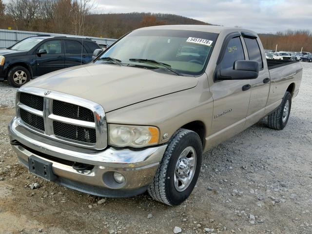 3D7KA28653G718983 - 2003 DODGE RAM 2500 S GOLD photo 2