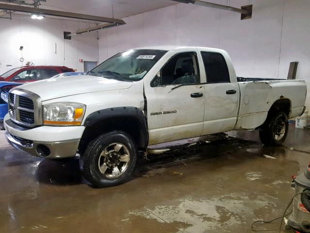 1D7KS28D66J217891 - 2006 DODGE RAM 2500 S Սպիտակ լուսանկար 2