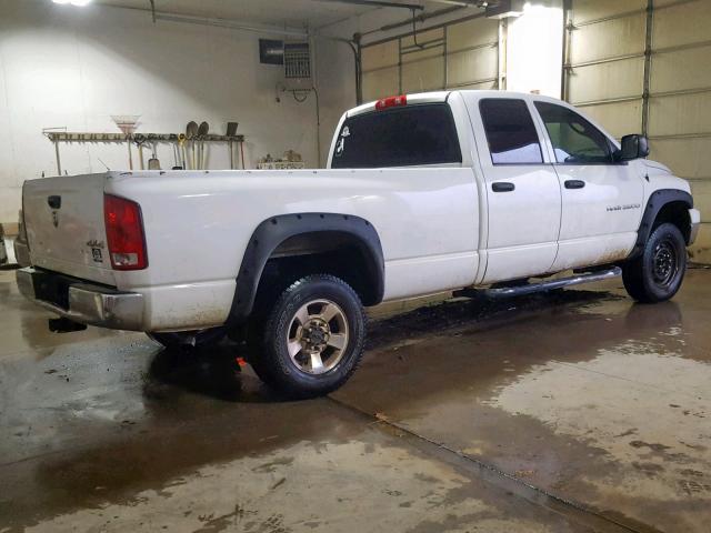 1D7KS28D66J217891 - 2006 DODGE RAM 2500 S Սպիտակ լուսանկար 4
