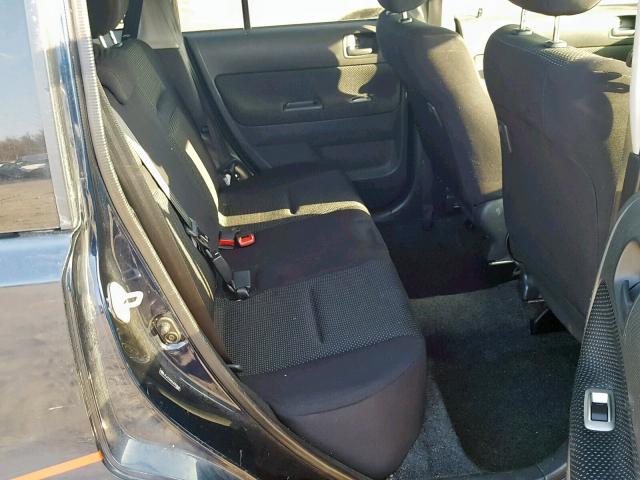 JTLKT334264033846 - 2006 TOYOTA SCION XB Қара фото 6