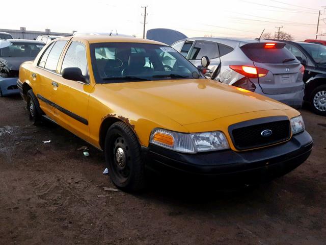 2FAFP72V68X125031 - 2008 FORD CROWN VICT YELLOW photo 1