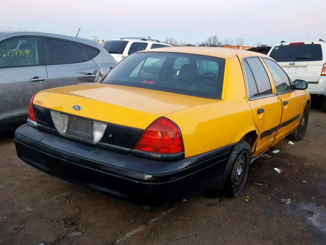 2FAFP72V68X125031 - 2008 FORD CROWN VICT YELLOW photo 4