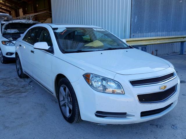 1G1ZC5EU1CF385506 - 2012 CHEVROLET MALIBU 1LT WHITE photo 1