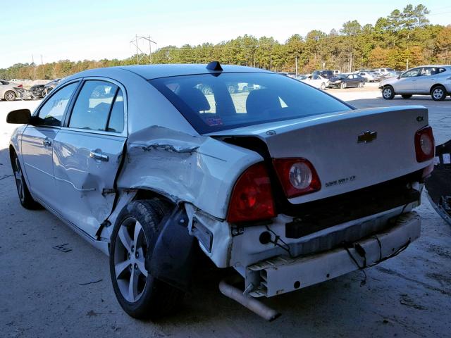 1G1ZC5EU1CF385506 - 2012 CHEVROLET MALIBU 1LT WHITE photo 3