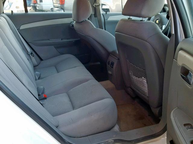 1G1ZC5EU1CF385506 - 2012 CHEVROLET MALIBU 1LT WHITE photo 6