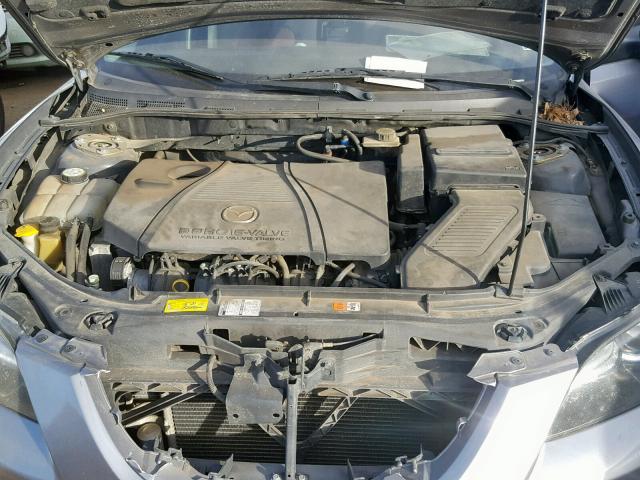 JM1BK123751303178 - 2005 MAZDA 3 S GRAY photo 7