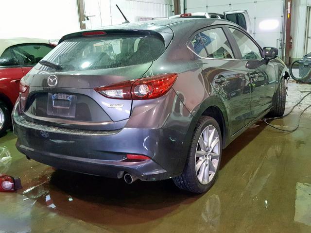 3MZBN1L7XHM138143 - 2017 MAZDA 3 TOURING GRAY photo 4