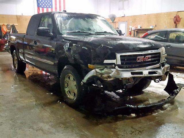 2GTEK19T041272514 - 2004 GMC NEW SIERRA BLACK photo 1