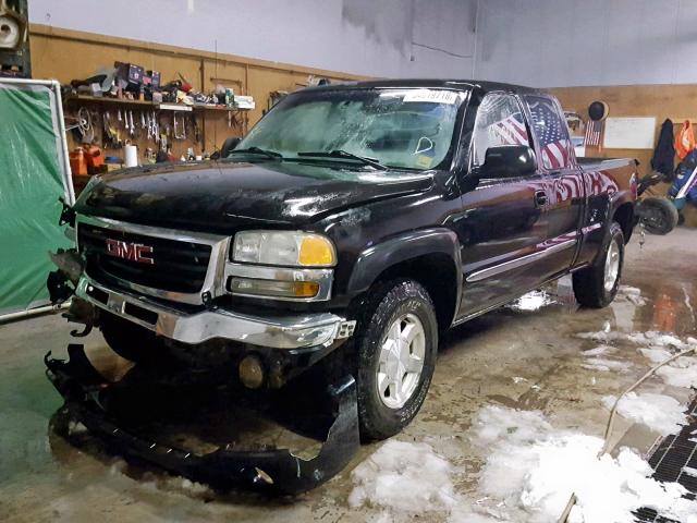 2GTEK19T041272514 - 2004 GMC NEW SIERRA BLACK photo 2