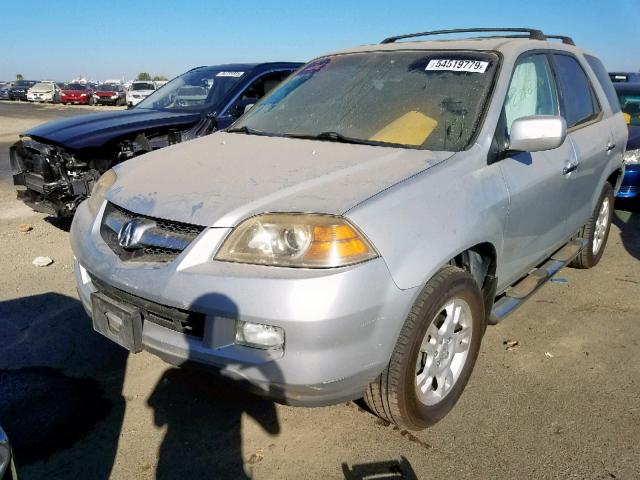 2HNYD18856H507532 - 2006 ACURA MDX TOURIN SILVER photo 2