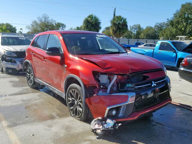 JA4AP3AU7JU007132 - 2018 MITSUBISHI OUTLANDER RED photo 1