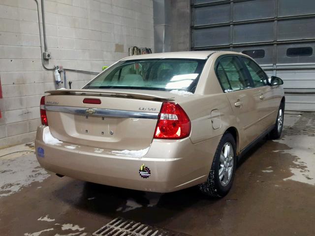 1G1ZT54885F194690 - 2005 CHEVROLET MALIBU LS 金色 照片 4