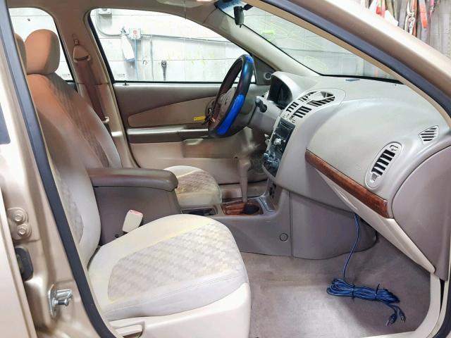 1G1ZT54885F194690 - 2005 CHEVROLET MALIBU LS 金色 照片 5