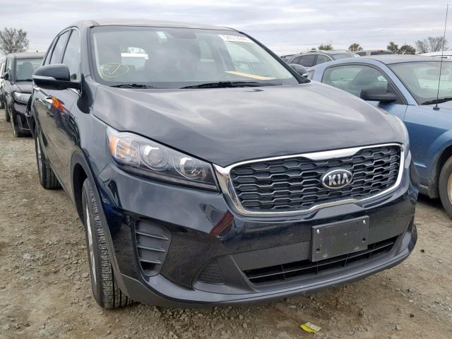 5XYPG4A57KG463472 - 2019 KIA SORENTO LX BLACK photo 1