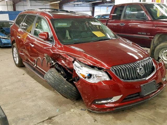 5GAKVCKD6GJ286020 - 2016 BUICK ENCLAVE MAROON photo 1