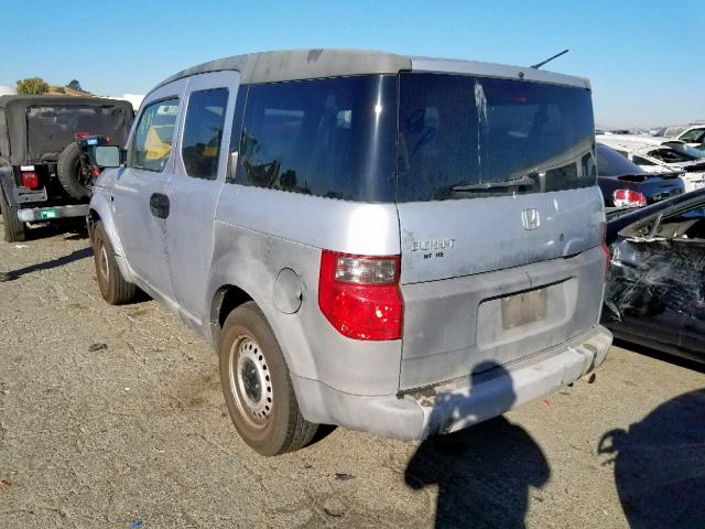 5J6YH17293L006482 - 2003 HONDA ELEMENT DX SILVER photo 3