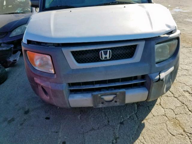 5J6YH17293L006482 - 2003 HONDA ELEMENT DX SILVER photo 9