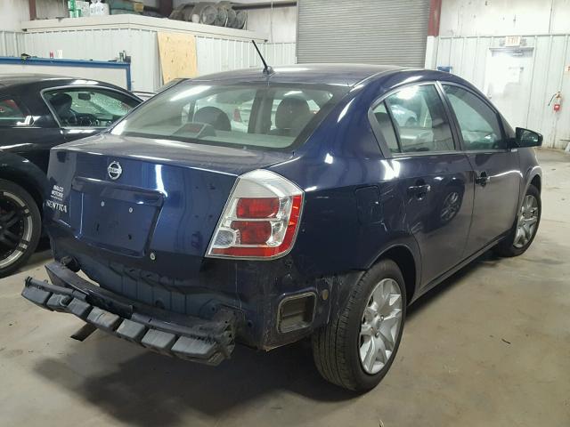 3N1AB61E68L738088 - 2008 NISSAN SENTRA 2.0 BLUE photo 4