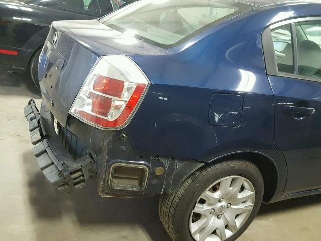 3N1AB61E68L738088 - 2008 NISSAN SENTRA 2.0 BLUE photo 9