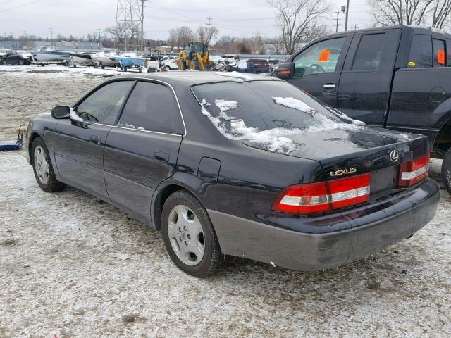 JT8BF28G610336465 - 2001 LEXUS ES 300 BLACK photo 3