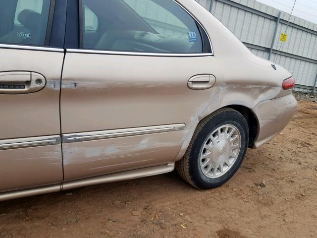 1MEFM53S3XA631188 - 1999 MERCURY SABLE LS TAN photo 9