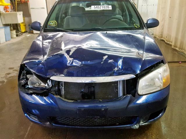 KNAFE121485501251 - 2008 KIA SPECTRA EX BLUE photo 9