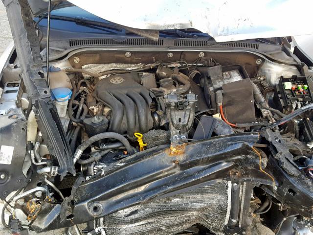 3VW2K7AJ0EM288381 - 2014 VOLKSWAGEN JETTA BASE SILVER photo 7