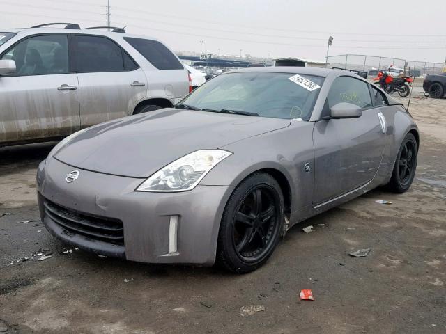 JN1BZ34E97M552415 - 2007 NISSAN 350Z COUPE GRAY photo 2