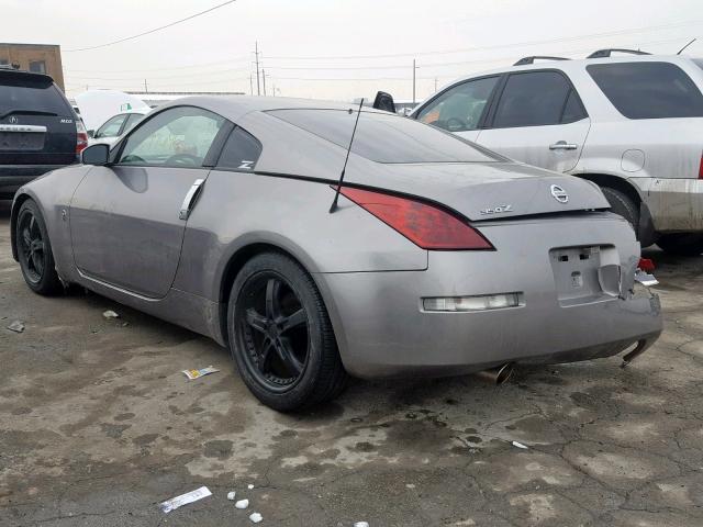 JN1BZ34E97M552415 - 2007 NISSAN 350Z COUPE GRAY photo 3