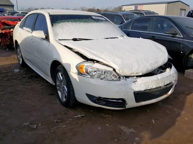 2G1WC57M191296311 - 2009 CHEVROLET IMPALA 2LT WHITE photo 1