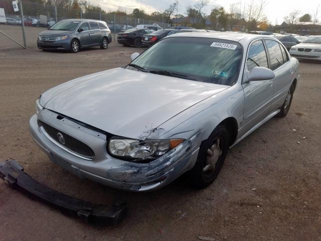 1G4HP54K6Y4104175 - 2000 BUICK LESABRE CU SILVER photo 2