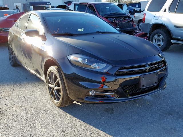 1C3CDFBH8DD219265 - 2013 DODGE DART SXT BLACK photo 1