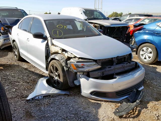 3VW2K7AJ5CM390806 - 2012 VOLKSWAGEN JETTA BASE SILVER photo 1